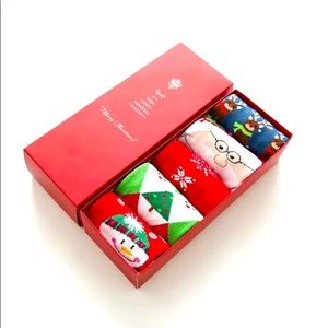 Bundle of 5 Christmas Crew Socks - Unisex - Adult